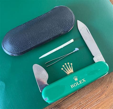 rolex stainless pocket knife